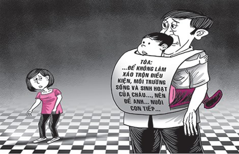Con ở với ai, người đó dễ được tòa xử thắng