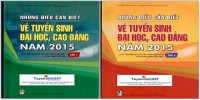 Phát hành “Những điều cần biết về tuyển sinh đại học, cao đẳng năm 2015”