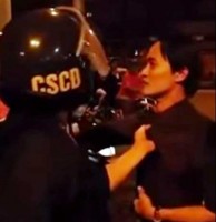Xác minh clip CSCĐ túm cổ áo người dân