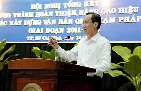 TP.HCM: Điểm sáng về xây dựng văn bản pháp luật