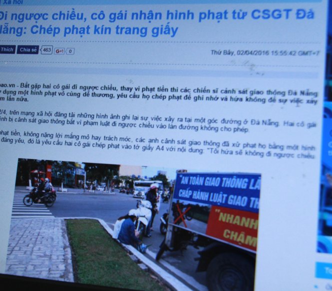 Phạt giao thông kiểu mới: Chép 50 lần câu “Tôi hứa...”