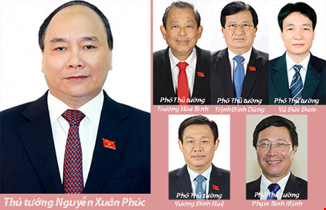Phân công nhiệm vụ cụ thể của Thủ tướng và 5 Phó Thủ tướng